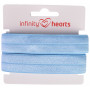 Infinity Hearts Folding Elastic 20mm 311 Light Blue - 5m