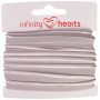 Infinity Hearts Piping Tape Stretch 10mm 012 Grey - 5m