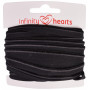 Infinity Hearts Piping Tape Stretch 10mm 030 Black - 5m