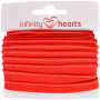 Infinity Hearts Piping Tape Stretch 10mm 250 Red - 5m