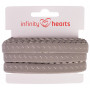 Infinity Hearts Folding Elastic Lace 22/11mm 017 Grey - 5m