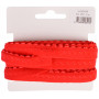 Infinity Hearts Folding Elastic Lace 22/11mm 250 Red - 5m