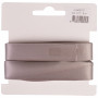 Infinity Hearts Binding Tape Viscose Satin 40/20mm 1701 Grey - 5m