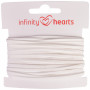 Infinity Hearts Cord Alcantara 2mm 01 White - 5m