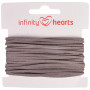 Infinity Hearts Cord Alcantara 2mm 03 Grey - 5m