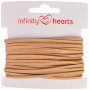 Infinity Hearts Cord Alcantara 2mm 04 Light Brown - 5m