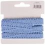 Infinity Hearts Lace Ribbon Polyester 11mm 05 Blue - 5m