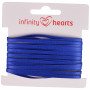 Infinity Hearts Satin Ribbon Double Faced 3mm 329 Navy Blue - 5m
