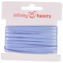 Infinity Hearts Satin Ribbon Double Faced 3mm 333 Light Blue - 5m