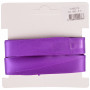 Infinity Hearts Satin Ribbon Double Faced 15mm 465 Purple - 5m