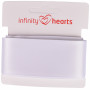 Infinity Hearts Satin Ribbon Double Faced 38mm 029 White - 5m
