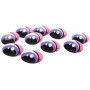 Infinity Hearts Safety Eyes Amigurumi With Makeup 25x16mm - 5 sets