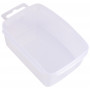 Infinity Hearts Plastic Box for Buttons and Accessories Transparent 10.5x6.5cm