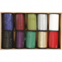 Curling Ribbon, assorted colours, W: 10 mm, 10x250 m/ 1 pack