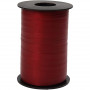Gift ribbon, dark red, B: 10 mm, matte, 250 m/ 1 rl.