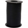 Gift ribbon, black, B: 10 mm, matte, 250 m/ 1 rl.
