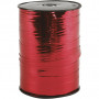 Curling Ribbon, metallic red, W: 10 mm, glossy, 250 m/ 1 roll