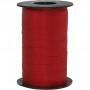 Gift ribbon, red, B: 10 mm, glitter, 100 m/ 1 rl.