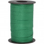 Gift ribbon, green, B: 10 mm, glitter, 100 m/ 1 rl.
