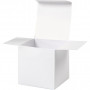 Folding box, white, size 5,5x5,5 cm, 120 g, 10 pc/ 1 pack