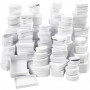 Boxes, white, D 5,5-16 cm, Content may vary , 168 asstd./ 1 box
