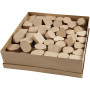 Mini Boxes, H: 3 cm, dia. 4-6 cm, 144 pc/ 144 pack