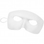 Mask, white, H: 12 cm, W: 17 cm, 12 pc/ 1 pack