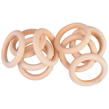 DIY 25PCS Wooden Rings wood hoops 30mm diameter rings for crafts