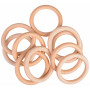 Infinity Hearts Curtain Ring Wood Round 80mm - 10 pcs