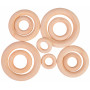 Infinity Hearts Wooden Curtain rings Round 20-50mm - 10 pcs