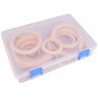 Infinity Hearts Curtain rings Wood in plastic box Round 20-100mm - 20 pcs