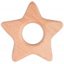 Infinity Hearts Ring Wood Star 5.5x5.5cm