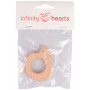 Infinity Hearts Ring Wood Hedgehog 4.5x6cm