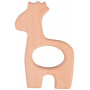 Infinity Hearts Ring Wood Giraffe 11x5,5cm