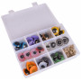 Infinity Hearts Safety Eyes / Amigurumi Eyes in plastic box Assorted colors 30mm - 18 sets - 2nd selection