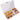 Infinity Hearts Safety Eyes / Amigurumi Eyes in plastic box Orange 8-30mm - 18 sets - 2nd selection
