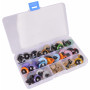 Infinity Hearts Safety Eyes / Amigurumi Eyes in plastic box Assorted colors 25mm - 18 sets