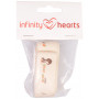 Infinity Hearts Fabric Ribbon Handmade Assorted animal Motifs 20mm - 3 meters