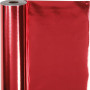 Wrapping Paper, red, W: 50 cm, 65 g, 100 m/ 1 roll