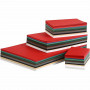 Christmas Card, assorted colours, A3,A4,A5,A6, 180 g, 1500 ass sheets/ 1 pack