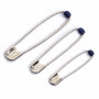 Prym Safety Pins with Ball Steel Silver Asstd. Sizes - 10 pcs