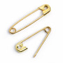 Prym Safety Pins Brass Gold Asstd. Sizes - 30 pcs