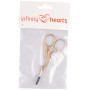 Infinity Hearts Embroidery Scissors Stork Gold 9.3cm - 1 pcs
