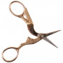 Infinity Hearts Embroidery Scissors Stork Gold/Silver 9.3cm - 1 pcs