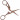 Infinity Hearts Embroidery Scissors Stork Copper 11.5cm - 1 pcs