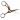 Infinity Hearts Embroidery Scissors Stork Antique Bronze 11.5cm - 1 pcs