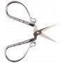 Infinity Hearts Embroidery Scissors Glossy Silver 10cm - 1 pcs