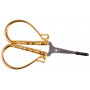 Infinity Hearts Embroidery Scissors Gold 10cm - 1 pcs