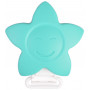 Infinity Hearts Suspender Clips Silicone Star Turquoise 5x5cm - 1 pcs
