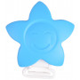 Infinity Hearts Suspender Clips Silicone Star Blue 5x5cm - 1 pcs